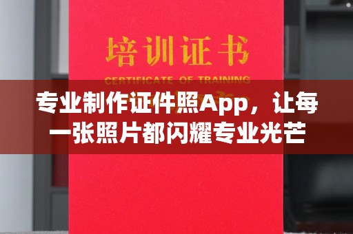 东乡专业制作证件照App，让每一张照片都闪耀专业光芒