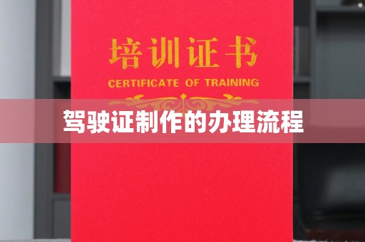 东乡驾驶证制作的办理流程