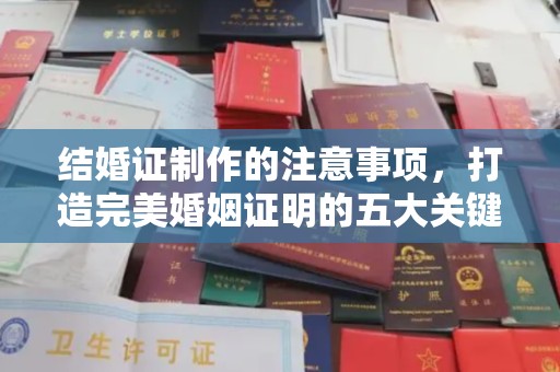 东乡结婚证制作的注意事项，打造完美婚姻证明的五大关键点