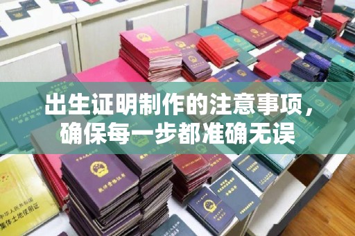 东乡出生证明制作的注意事项，确保每一步都准确无误